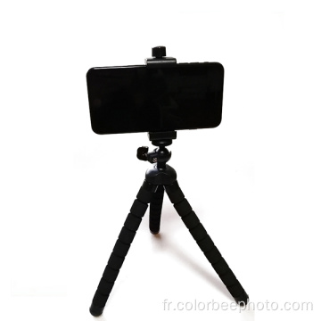 Support portable de trépied flexible en éponge de poulpe pour mini caméra